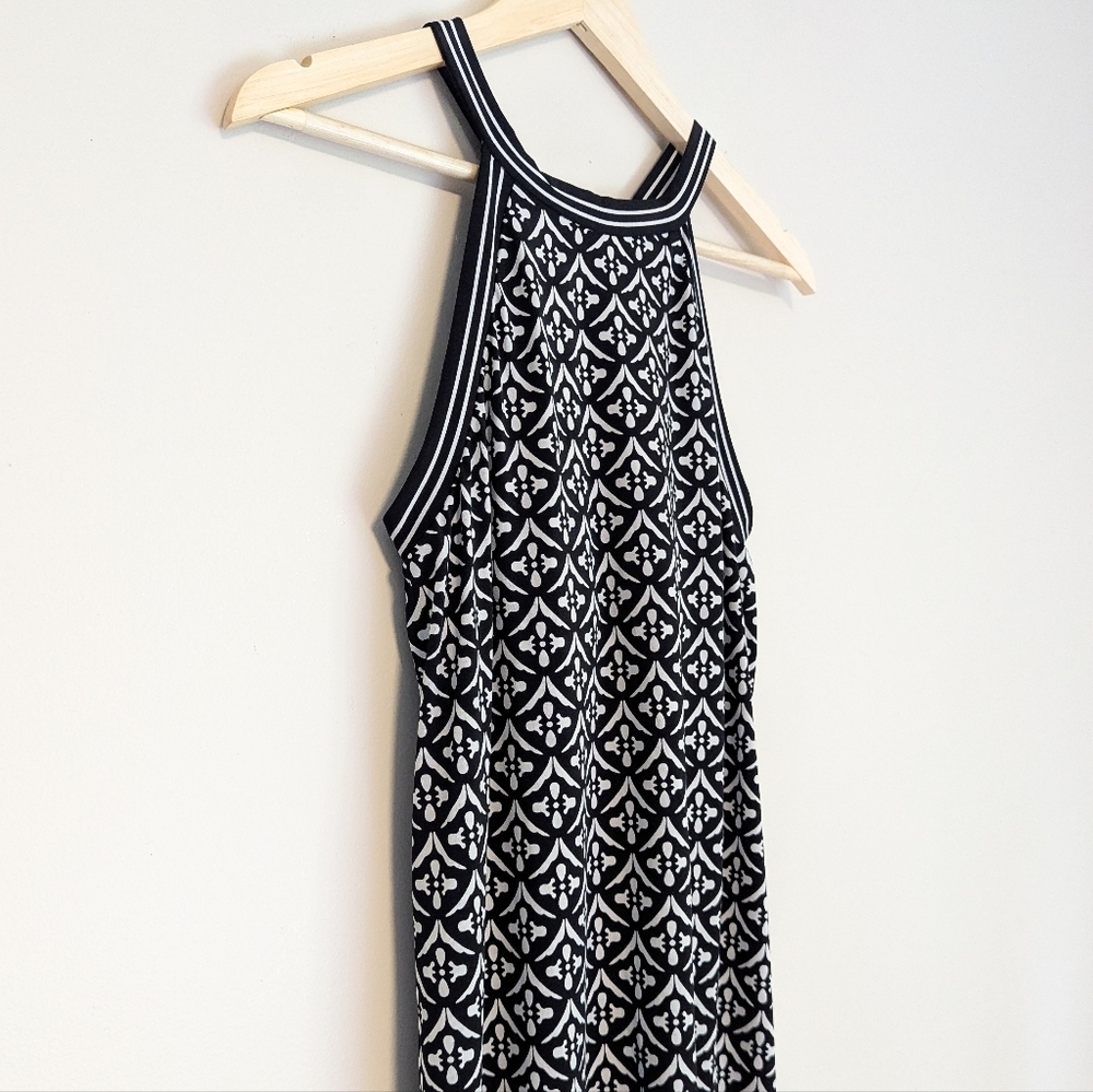 Max Studio Black & White Racer Back Dress - Picture 2 of 4